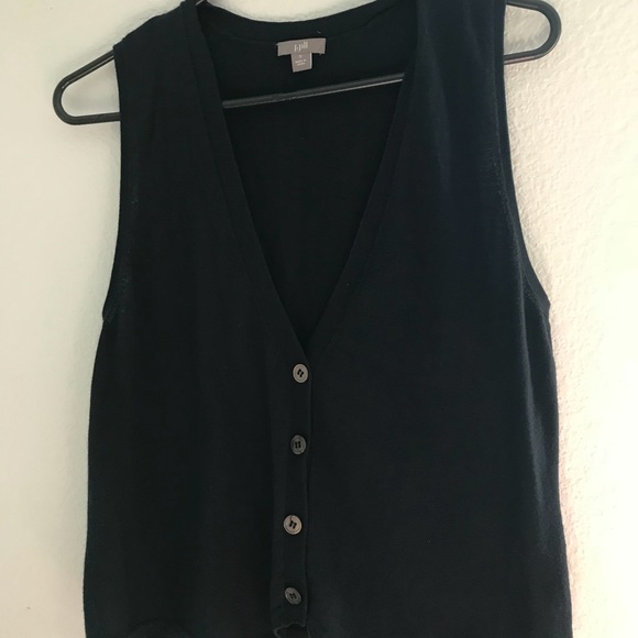 J. Jill Tops - J. Jill women’s navy button down vest